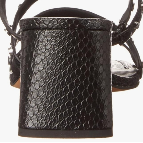 Dolce Vita Black Strappy Heels with Silver Accents B1 - Picture 10 of 10